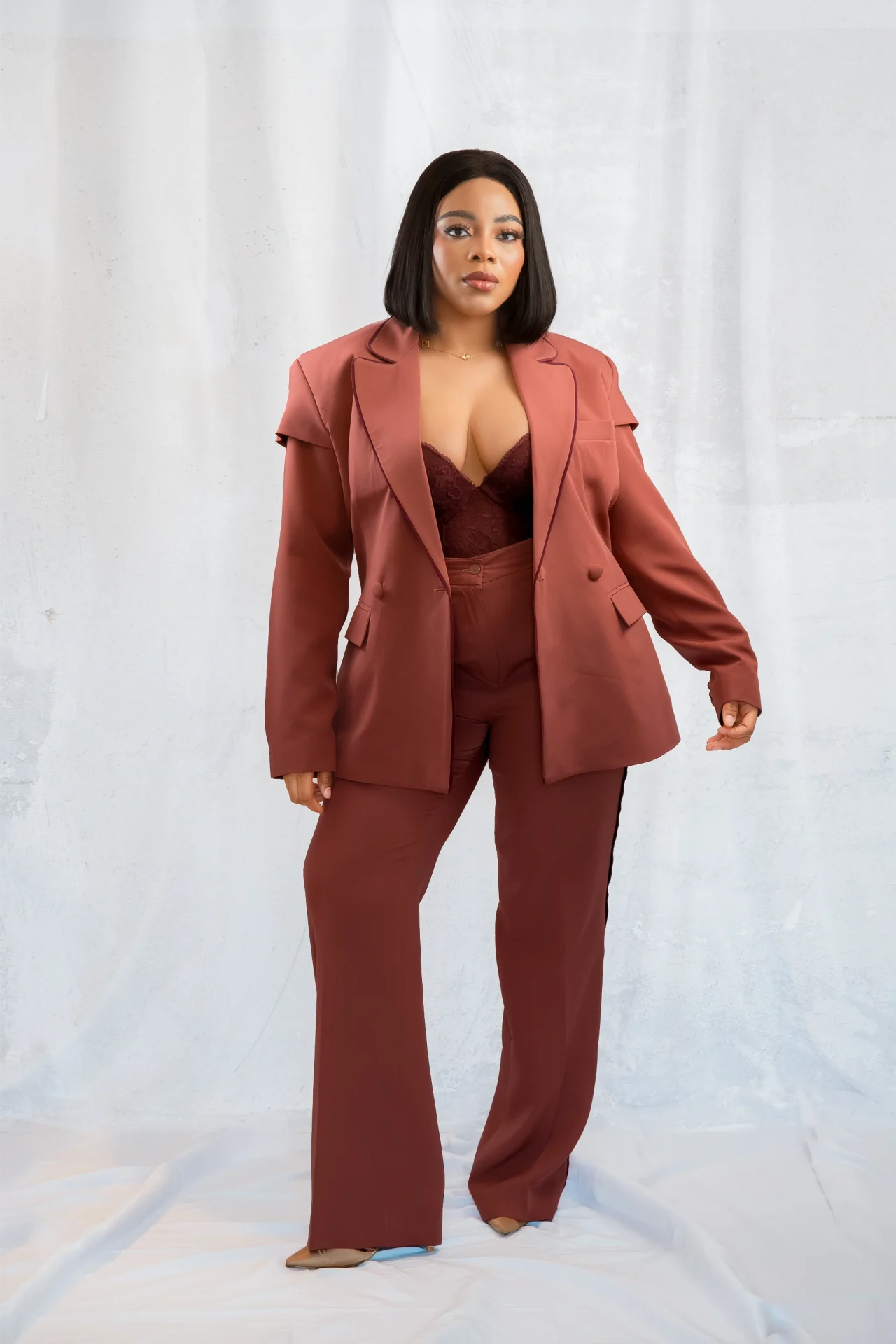 SHAYLA POWER SUIT SET