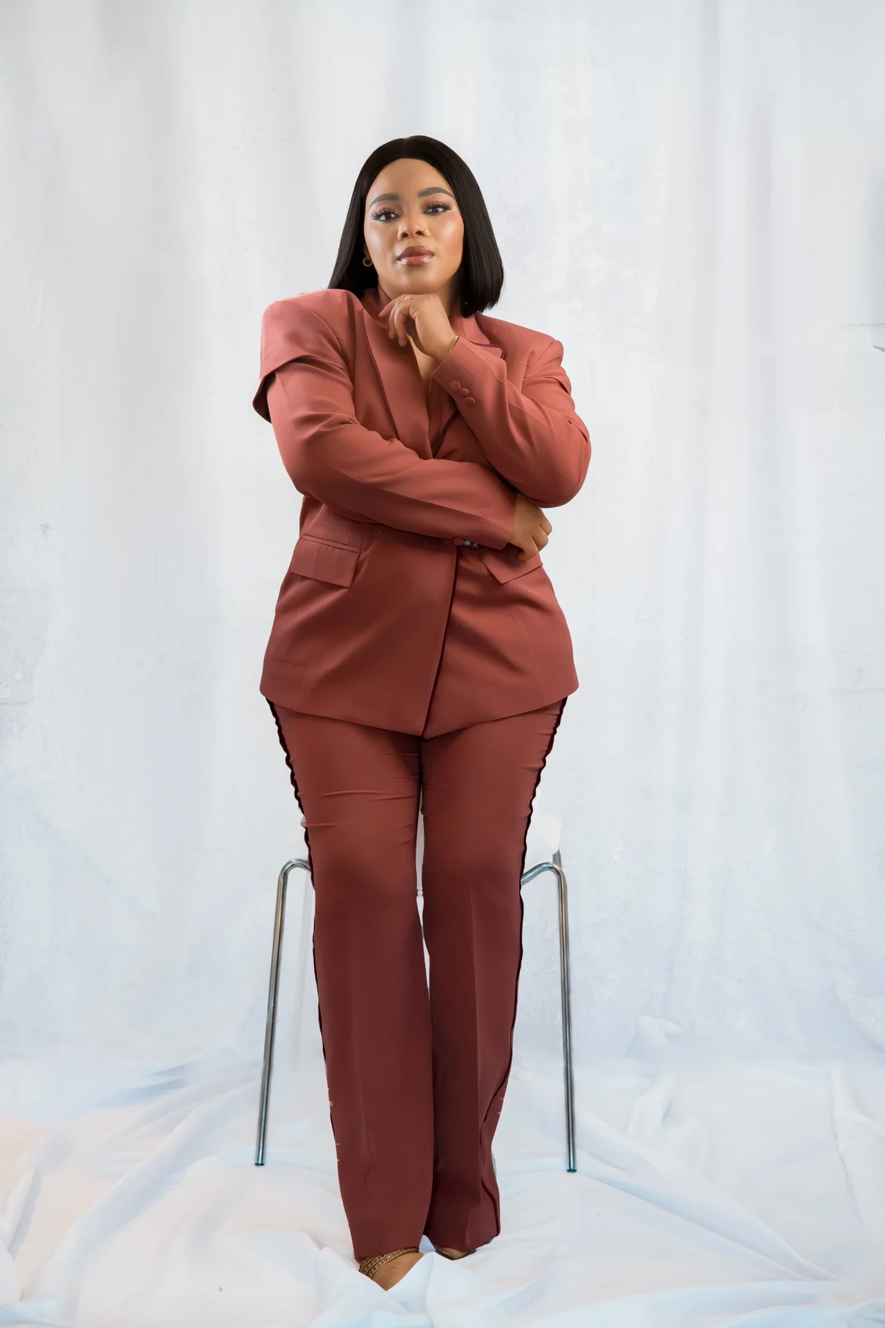 SHAYLA POWER SUIT SET