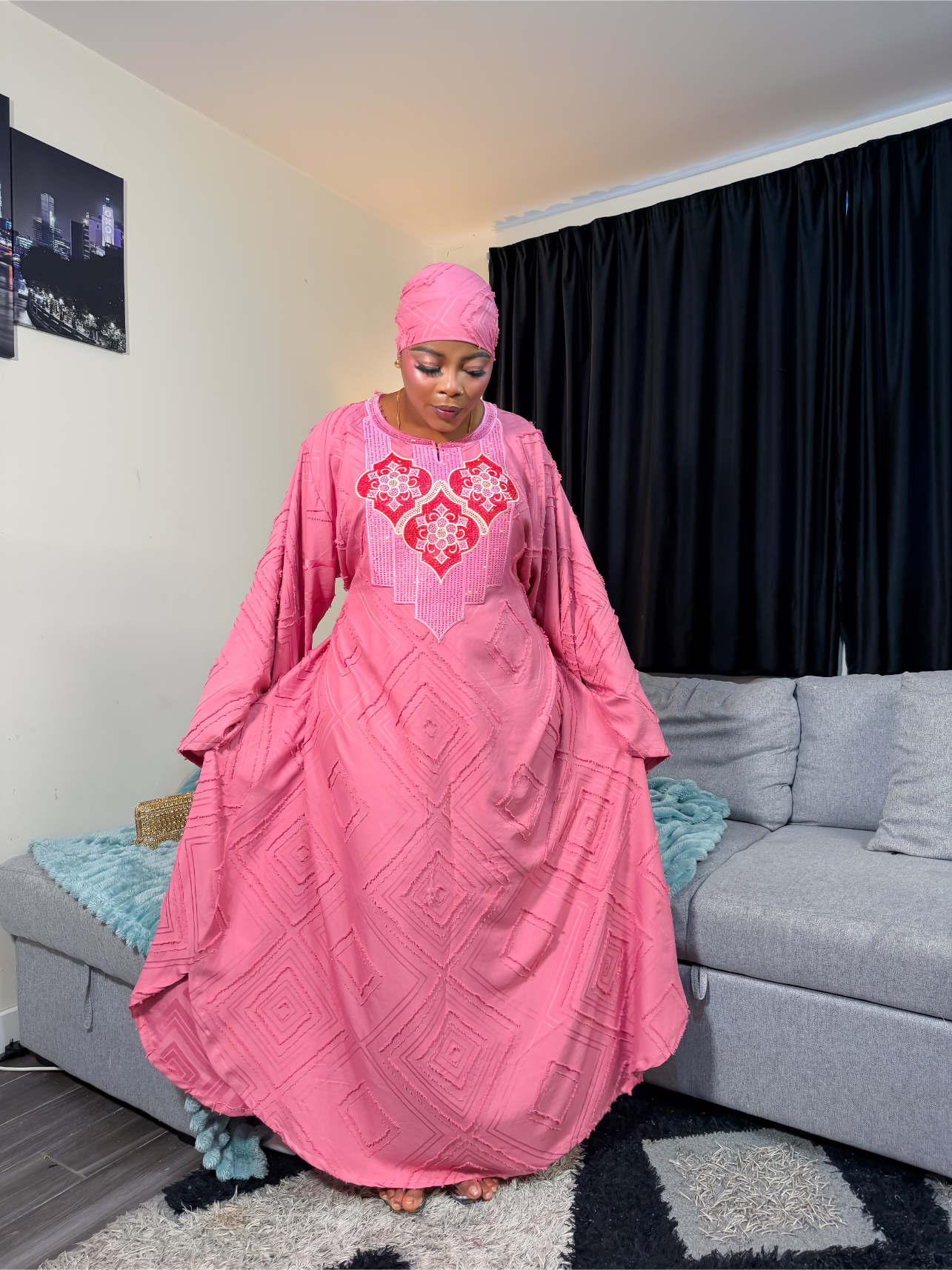 PINK NIYAH DRESS